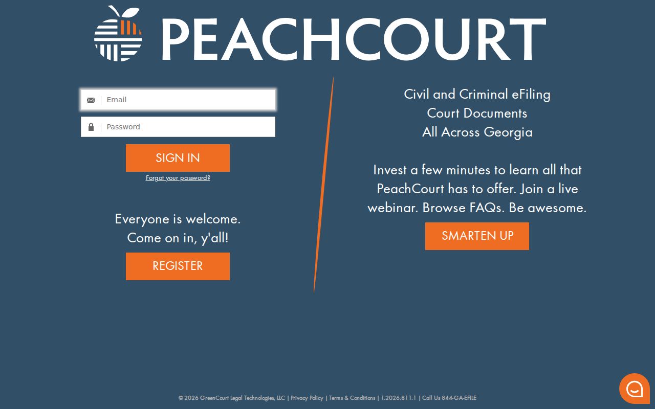 Liberty County civil docket PeachCourt filing portal